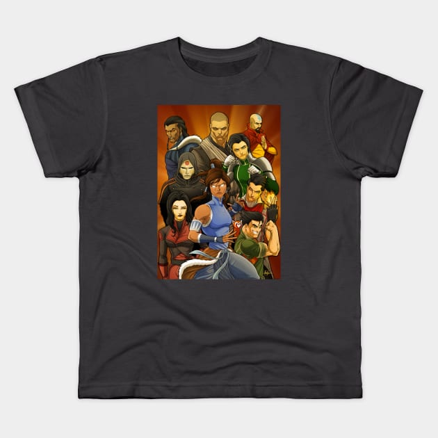 THE LEGEND OF KORRA.2 Kids T-Shirt by LeviCleemanArt